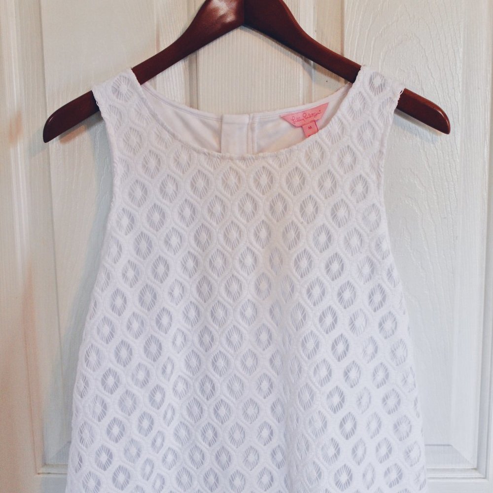 Lilly Pulitzer Eyelet Tank Top